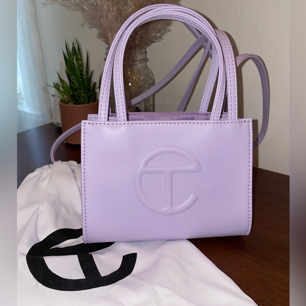 Small Lavender Telfar Shopping Bag 💜